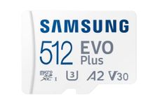 SAMSUNG EVO Plus w/SD Adaptor 512GB Micro SDXC, Up-to 160MB/s, Expanded Storage for Gaming Devices, Android Tablets and Smart Phones, Memory Card, MB-MC512SA/CA [Canada Version]