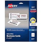 Avery Printable Business Cards with