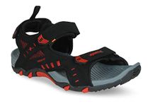 Sparx Mens Ss0485g Black Red Sandal - 9 UK (SS0485G_BKRD0009)