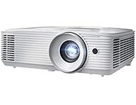 Optoma EH412 1080P HDR DLP Professional Projector | Super Bright 4500 Lumens | Business Presentations, Classrooms, and Meeting Rooms | 15000 Hour Lamp Life | 4K HDR Input | Speaker Built in , White