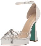 Betsey Johnson Women's Cher Pump, White Smooth, 5.5 UK