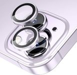 CELLMASTER iPhone 15 Lens Protector Compatible for 15/15 Plus iPhone Accessories Silver