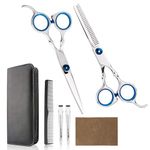 Himart Professional Home Hair Cutting Kit - Quality Home Haircutting Scissors Barber/Salon/Home Thinning Shears Kit With Comb And Case For Men And Women
