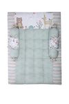 abracadabra Cotton Bedding Set (3 Pieces, 0-2 Years, 88 cm X 60 cm, Bambi & Friends, Sage Green, Baby Size)