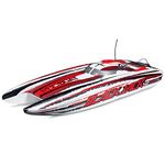 Pro Boat RC Blackjack 42" 8S Brushless Catamaran RTR(Battery and Charger Not Included): White/Red, PRB08043T2