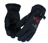 Alexvyan Anti Slip Snow and Wind Proof Soft Warm Winter Gloves for Riding, Cycling, Byke, Bike, Motorcycle for Gents Men Boy (Red)