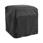 Comlax FIELD Patio Furniture Covers 30”x30”x30”, Square Patio Single Sofa and Chairs Cover, Outdoor Furniture Set Cover Waterproof, Lawn Patio Furniture Covers General Purpose, Black