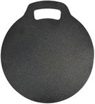 KitchenCraft Baking Stone with Non Stick Finish and Recipes in Gift Box, Round, Cast Iron, 27 cm