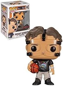 Funko Pop! The Office Dwight Schrute Basketball #1103 Exclusive with Chalice Collectibles Pop Protector Case