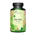 Vegavero Goat’s Rue | 1100 mg | Natural Lactation & Breastfeeding Supplement | 120 Vegan Capsules | Extract with 2% Flavones | Fenugreek Alternative | NO Additives