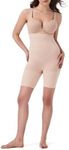 SPANX Shapewear for Women Tummy Control High-Waisted Power Short (Regular and Plus Size) Soft Nude 1X