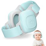 SNOWIE SOFT® Baby Noise Cancelling Earmuffs, Infant Hearing Protection Headphones with Adjustable Wrap-Around Headband, Lightweight ABS Sound Reduction Ear Protection for Babies & Toddlers 0-48 Months
