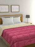 Raymond Home Pink Plain Double 200 GSM Quilt