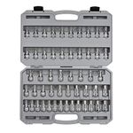 TEKTON 1/2 Inch Drive Hex, Torx, TR Torx, Phillips, Slotted Bit Socket Set (52-Piece) | SHB92302