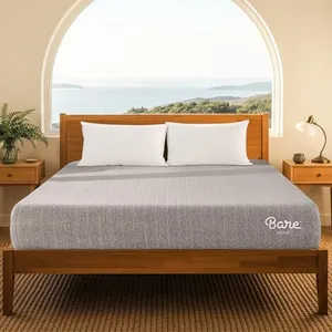 Bare Home King Mattress - Relaxed Firm - Extra Thick Visco Elastic Memory Foam - CertiPUR-US Certified - Support & Pressure Relief - Minimal Motion Transfer - 100 Night Trial