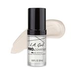 L.A. Girl Pro Coverage Liquid Foundation, White, 0.95 Fluid Ounce