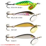 Blue Fox Vibrax Minnow Spin, Inline Spinner Lure with Minnow Body for Trout, Bass, Walleye, and Salmon Fishing, Blade Size 1, Silver/Plated Silver