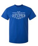 No Award Graphic Novelty Sarcastic Funny T Shirt M Royal