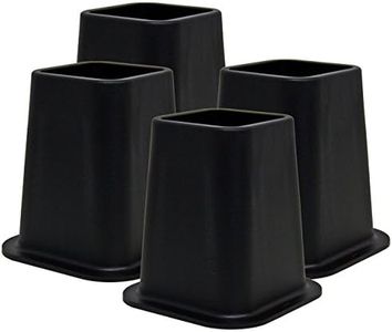 Kings Brand Heavy Duty 6-inch Bed Risers Furniture Riser Great for Under Bed Storage Set of 4