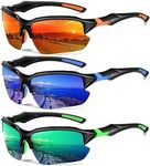 DioKiw 3PACK Sports Polarized Sungl