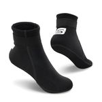 Summshall Kids Neoprene Socks, 3mm Water Socks Keep Warm Wetsuit Socks Anti-Slip Sand Socks for Water Sport