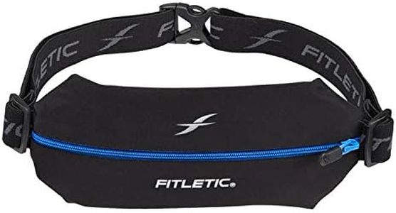Fitletic Active Lifestyle Fanny Pack & Mini Sports Running Belt For Men & Women – Lightweight, Low Profile & Sleek Design – Ultra-Soft Expandable Lycra Pouch - Fits All Phones – Inner Organizer Pocket