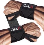 Dr. Arthritis Gym Wrist Wraps (18"/45 cm)-Lifting Wrist Straps for Weightlifting-Heavy Duty Gym Straps With Thumb Loops-Wrist Wraps for Working Out Protection & Weight Lifting-For Men & Women