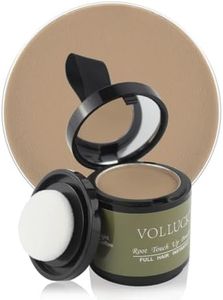Hairline Powder for Women Men, VOLLUCK Root Touch Up Hair Powder Root Cover Up Hair Color Powder 0.35 Ounce, Hair Shadow Powder Cover Your Root Concealer, Bald Spots, Eyebrows, Light Coffee