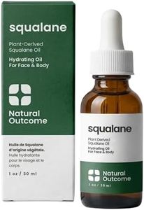 natural outcome Pure Squalane Oil l 100% Plant Derived Squalane Oil for Face, Body, Hair & Lips I Weightless Moisturizing Oil Firms Skin, Reduces Fine Lines & Enhances Skin Elasticity I 1 oz