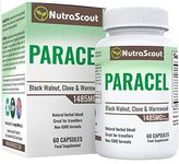 NutraScout Paracel Intestinal Guard | Intestinal Cleanse for Humans | Wormwood, Black Walnut, Clove, Garlic & More | 60 Capsules (Non-GMO)