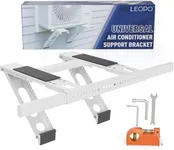 LEOPO No Drilling Air Conditioner Support Bracket,Fits Single & Double-Hung Windows, Heavy Duty Steel Holds Up to 300lbs, for 5000-24000 BTU Units