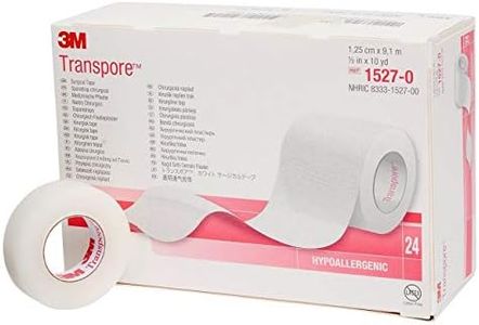 Transpore Surgical Tape by the Box 1/2 (Box of 24 Rolls)