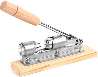 Anwenk Heavy Duty Nutcracker Pecan Nut Cracker Walnut Plier Opener Tool Desktop Wood Base & Handle