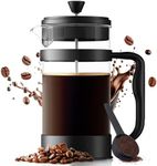 KICHLY 8 Cup Cafetiere French Press 1.0L Coffee Maker and Tea Maker with Heat Resistant Glass and Ergonomic Design