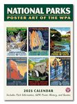 National Parks GRID WPA Wall Calendar 2025, Monthly January-December 8.75'' x 12" (Made in USA) Multicolor