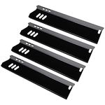 Utheer 15 Inch Grill Heat Plate for Dyna-glo DGF510SSP, DGF510SSP-D, Backyard GBC1460W, GBC1461W, BY12-084-029-98, Uniflame GBC1059WB, Porcelain Steel Flame Tamer 4PK