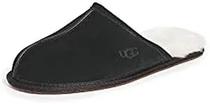 UGG Men's Scuff Slipper, Black, 11