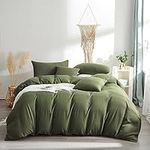 Wellboo Olive Green Comforter Sets 