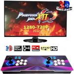 [26800 Games in 1] Classic 3D Arcade Game Console, Pandora's Box Retro Game Machine with Arcade Joystick Double Stick, Support 3D Games, HDMI VGA USB, 1280X720 Full HD Video Game