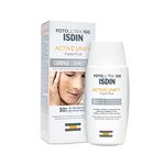 FOTO ULTRA 100 ISDIN ACTIV UNIFY FUSION FLUID SPF 50+ 50ML | LIGHTENS & UNIFIES SKIN TONE | DAILY SUNSCREEN FOR DARK SPOTS, PIGMENTED SKIN, UNEVEN SKIN TONE | WITH DP3-UNIFY COMPLEX