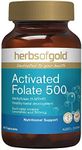 Herbs of Gold Activated Folate 500 60 Capsules, 60 count