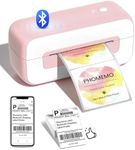 Phomemo Bluetooth Thermal Shipping Label Printer, 2025 Upgrade 4x6 Desktop Thermal Label Printer for Shipping Packages/Small Business/Office/Home, for Amazon, Ebay, Shopify, Etsy, UPS, FedEx - Pink