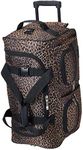 Rockland Melbourne Hardside Expandable Spinner Wheel Luggage, Leopard, 22", Melbourne Hardside Expandable Spinner Wheel Luggage