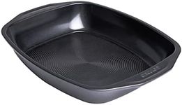 Circulon Ultimum Roasting Tin - Roasting Trays for Oven Non Stick, Freezer and Dishwasher Safe Carbon Steel Bakeware, Black, 39.4 x 30.7 x 6.5cm