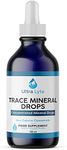 Ultra Lyte Trace Mineral Drops – 118ml All Natural Complete Mineral Complex Food Supplement – 48 Days Supply –Electrolyte Balance Formula – Energy and Mood Support