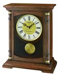 Seiko Wooden Melody Mantel Clock with Pendulum, Wood, Brown, 16.5 x 30.2 x 39.1 cm