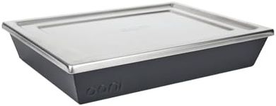 ooni Detroit-Style Pizza Pan 13 x 10 Inch - Rectangular Deep Dish Pizza Pan with Lid, Non-Stick Aluminum Pan, Rectangle Baking Pan & Proofing Tray