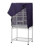 Bonaweite Birdcage Cover Parrot Cage Cover Shade Pet Universal Blackout Windproof Light-Proof Birdcage Covering Reduces Distractions Night Accessories Cloth, Breathable Night Cover for Bird Cages