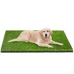 Artificial Grass, 51" x 26" Dog Pee Pads, Professional Dog Potty Training Rug, Large Dog Grass Mat with Drainage Holes, Pet Turf Indoor Outdoor Flooring Fake Grass Doormat - Easy to Clean (51x26 inch)