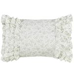 Laura Ashley 220887 Harper Breakfast Pillow, Pale Green, 14x20